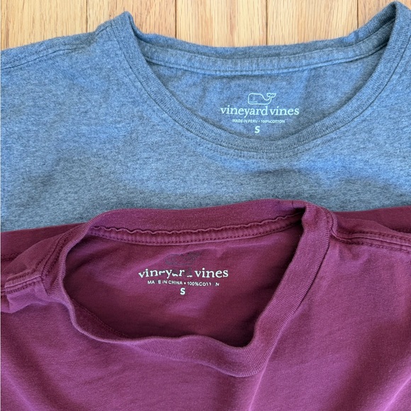 Vineyard Vines Halloween Witch and Football Whale Shirts - Gray and Maroon - Picture 3 of 7